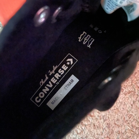 Converse Black Studded High-Top Sneakers - Picture 7 of 10